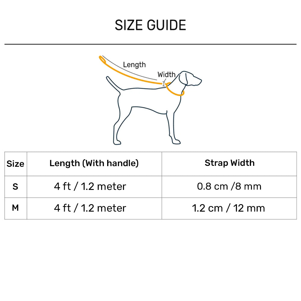 HUFT Rope Leash For Dog - Blue - Heads Up For Tails