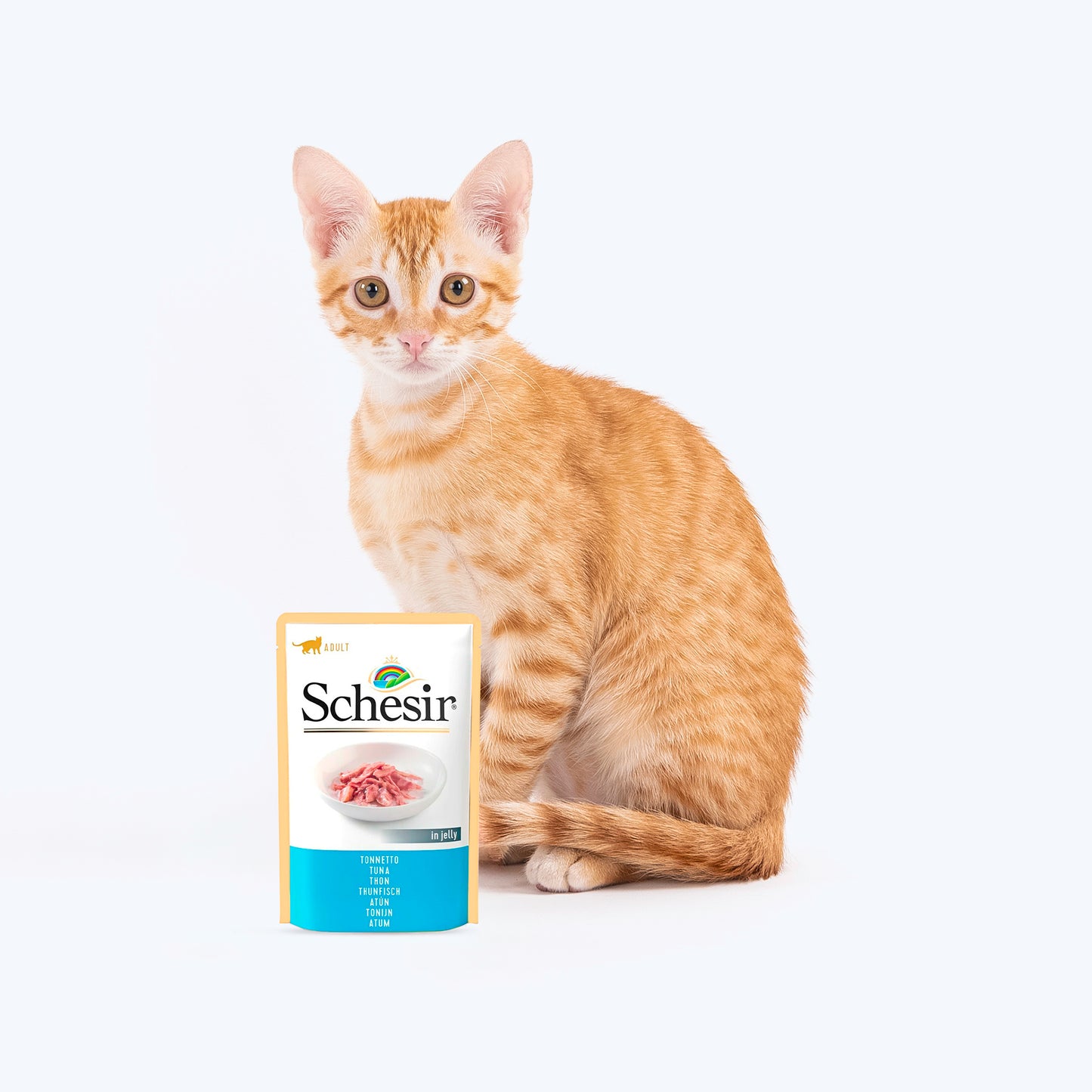 Schesir Tuna Jelly Adult Cat Wet Food Pouch - 85 g_02