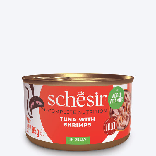 Schesir Tuna with Shrimps Wet Cat Food - 85 g