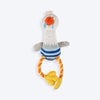 FOFOS Sea Mew Sealife Squeaky Plush Dog Toy - White_01