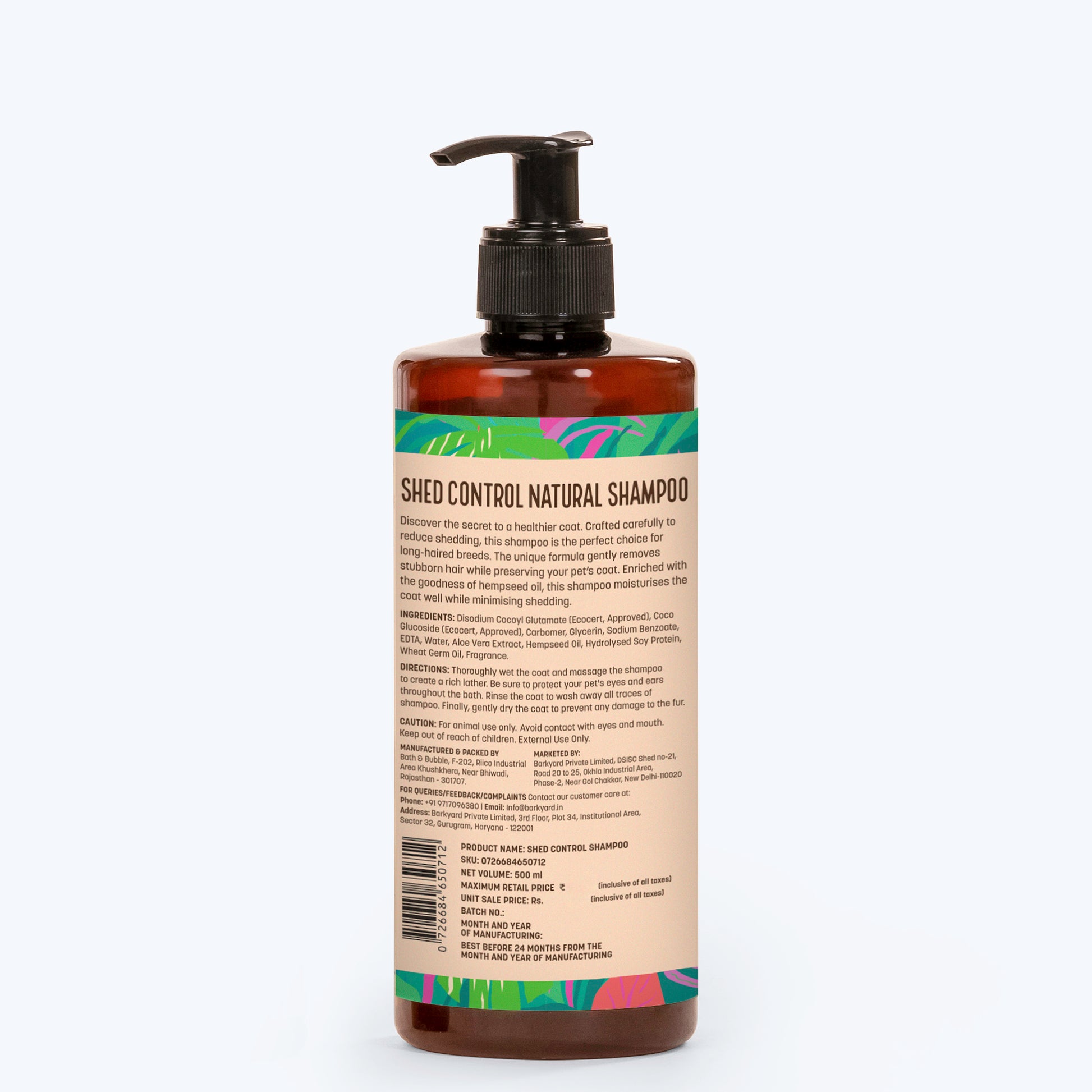 HUFT Shed Control Natural Shampoo For Dogs_09