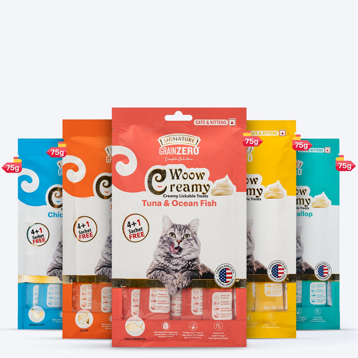 Signature Grain Zero Meowy Creamy Treat Mix For Cat & Kitten - Heads Up For Tails