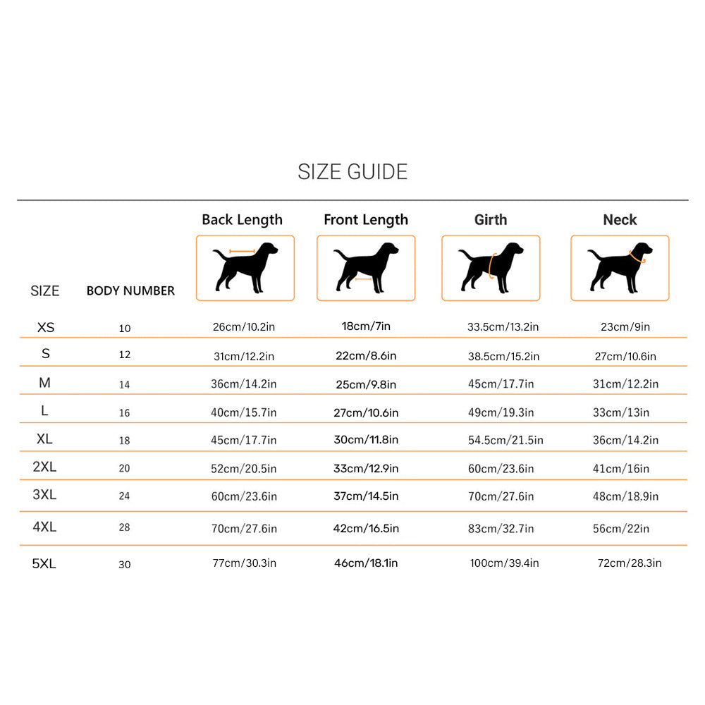 HUFT The Family Favourite T-shirts For Dog - Orange - Heads Up For Tails