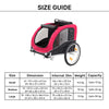 Trixie Red Bicycle Trailer For Dogs - Heads Up For Tails