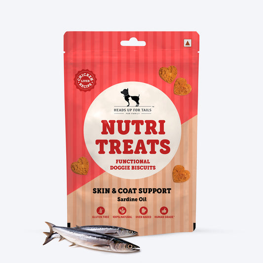 HUFT Nutri Treats For Dogs - Skin & Coat Support - 150 g - Heads Up For Tails