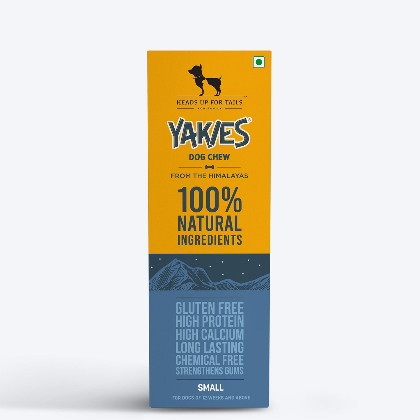 HUFT Yakies Vegetarian Natural Chew Bone - Old GS - Heads Up For Tails