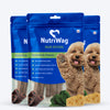 NutriWag Spinach & Cheese Duo Sticks Treats For Dog - 70 gm