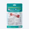 Happi Skippi Dental Chew Zest Strawberry Dog Treat - Petite 2.5 inch - 150 gm - Heads Up For Tails