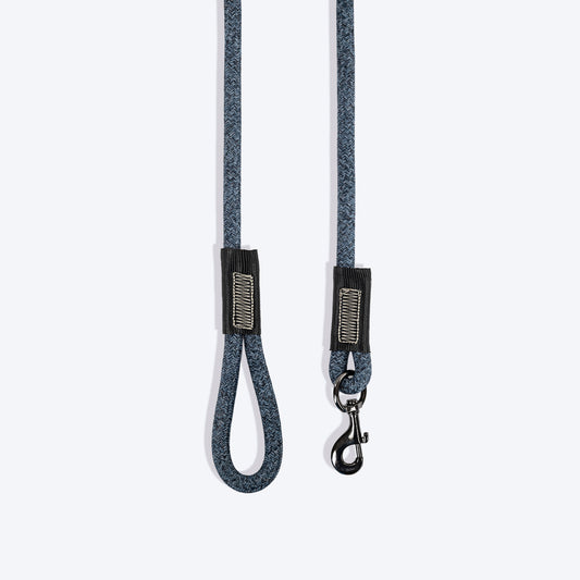 TLC Melange Rope Leash For Dog - Grey - Heads Up For Tails