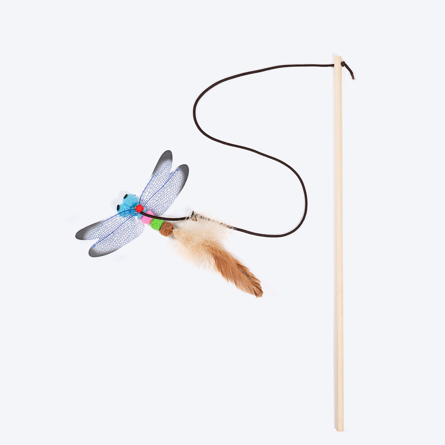 TLC Dragonfly Wand Toy For Cat - Beige