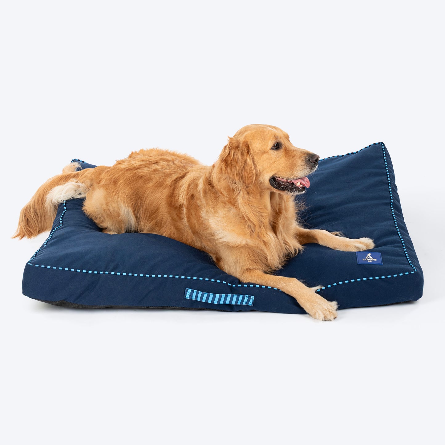 TLC Midnight Snooze Flat Heaven Bed For Dog - Navy Blue_02