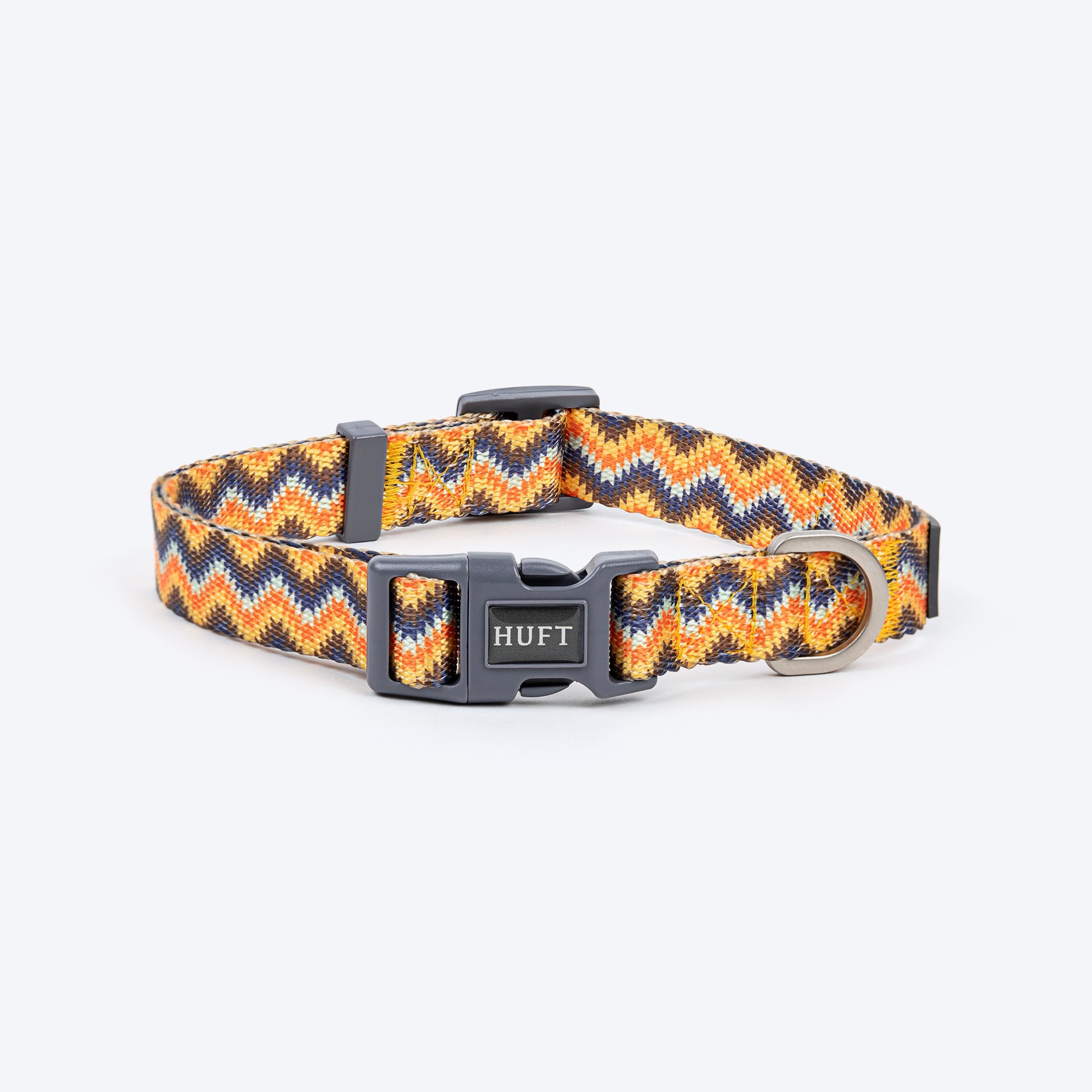 HUFT Zaggy Trail Collar For Dog - Yellow - Heads Up For Tails
