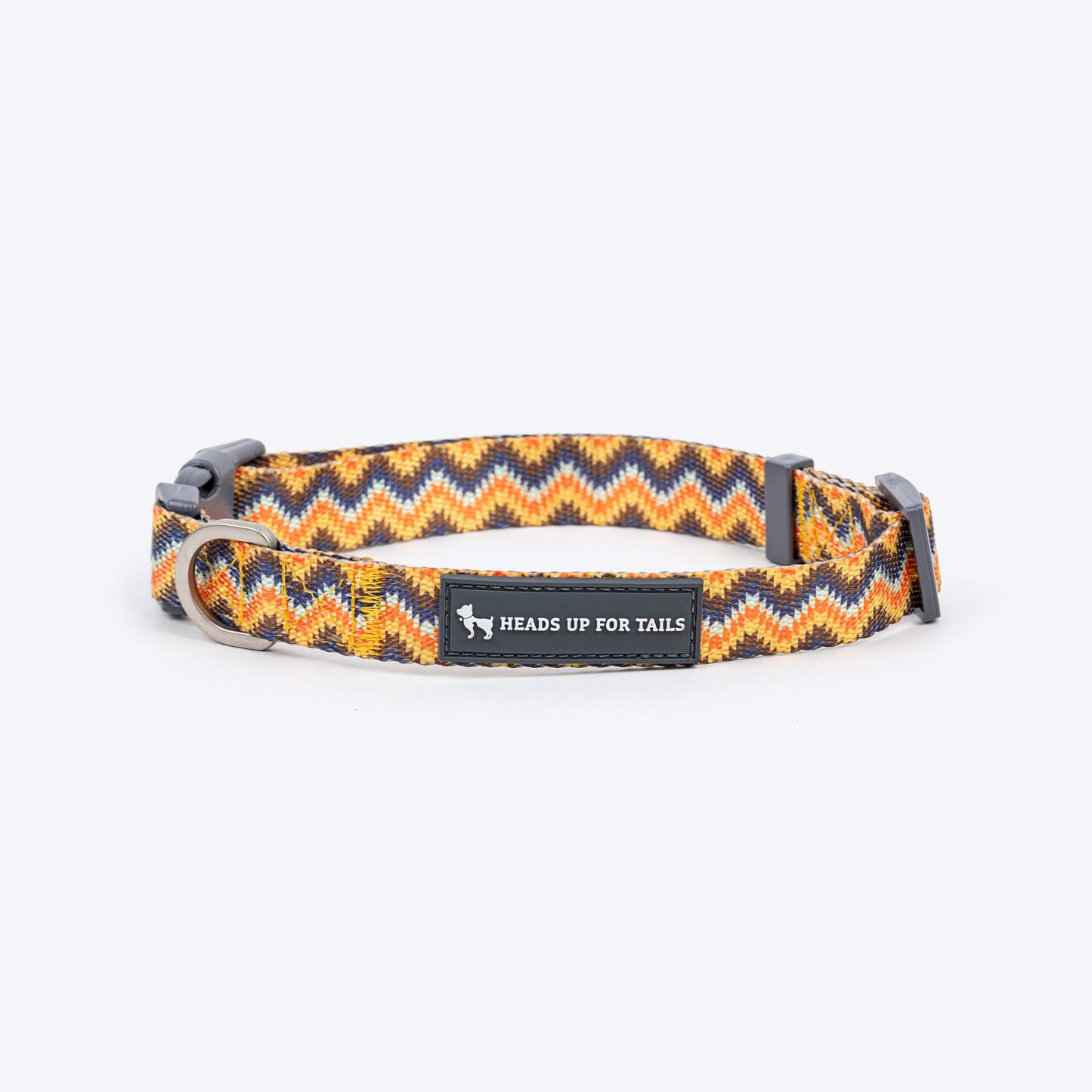 HUFT Zaggy Trail Collar For Dog - Yellow - Heads Up For Tails