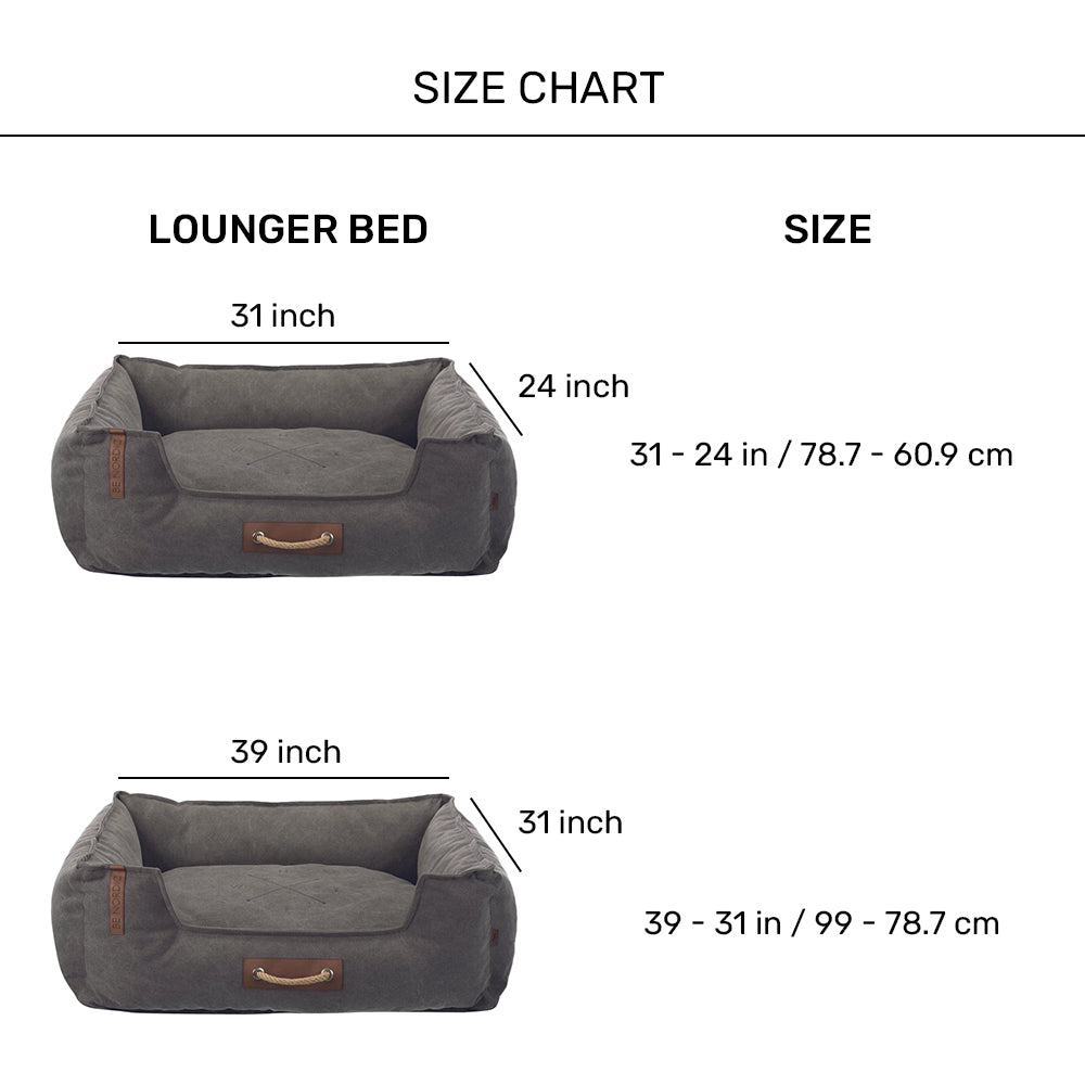 Trixie BE NORDIC Dog Bed Fohr - Dark Grey - Heads Up For Tails