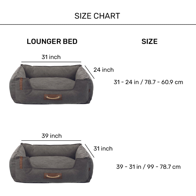 Trixie BE NORDIC Dog Bed Fohr - Dark Grey - Heads Up For Tails