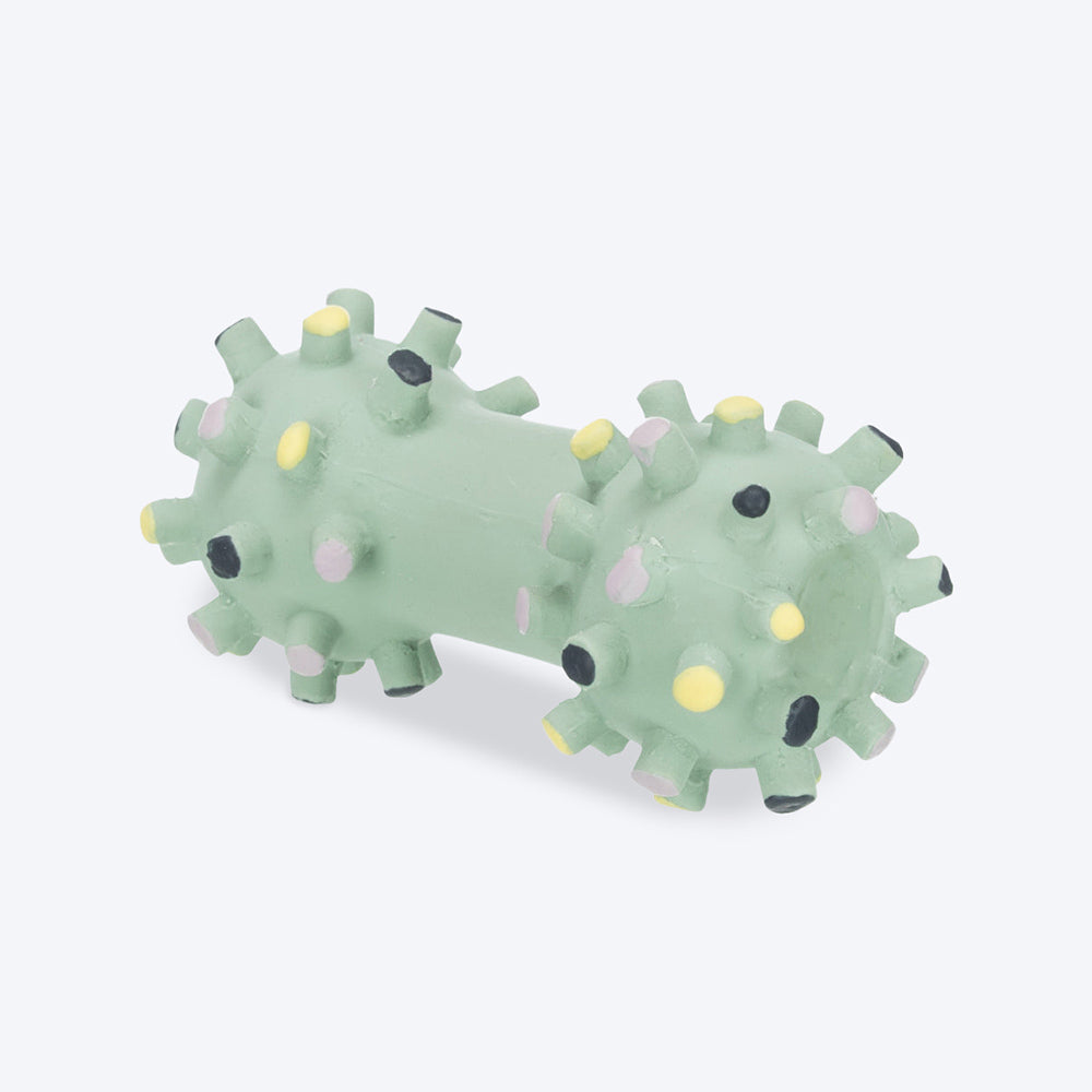 Trixie Junior Mini Dumbbell Soundless Latex Dog Toy - 10cm - Heads Up For Tails