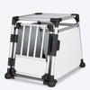 Trixie Silver Transport Box Aluminum For Dogs & Cats - Heads Up For Tails