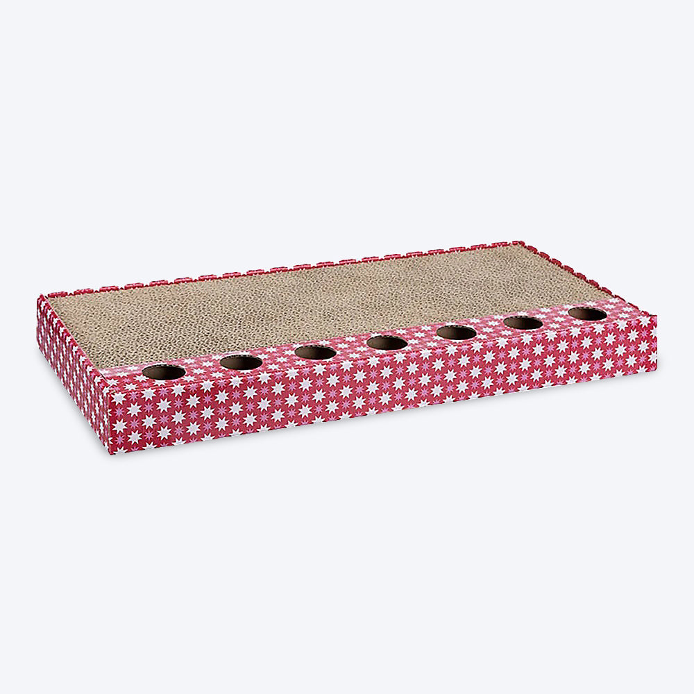 Trixie Cat Scratching Board with Toys - Heads Up For Tails