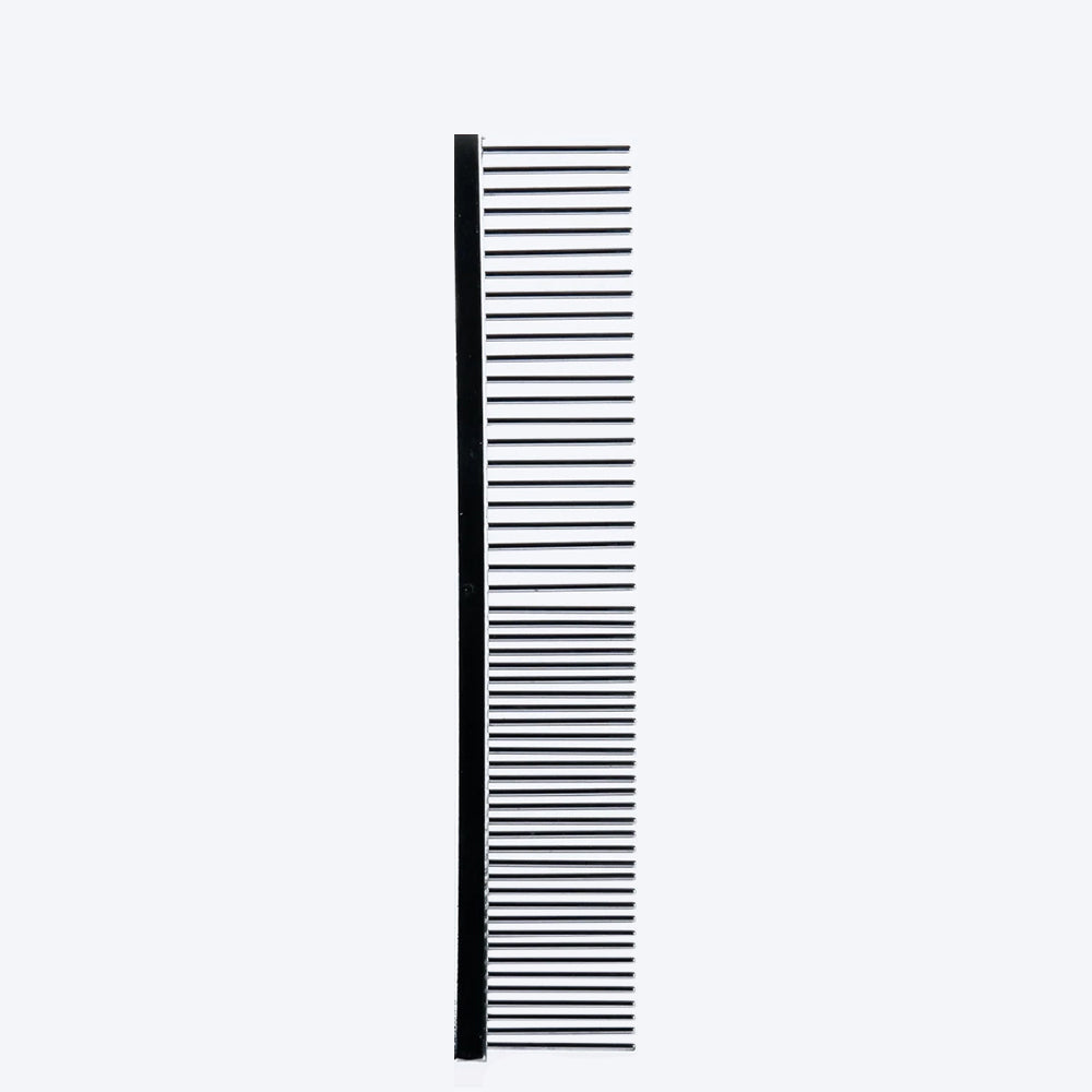 Trixie Metal Medium & Wide Teeth Comb For Pet- 16 cm - Heads Up For Tails
