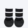 Trixie Non - Slip Dog Socks with AA-Round Rubber Coating - Black - 1 Pair ( 2 Boots Covers 2 Paws Only)_01