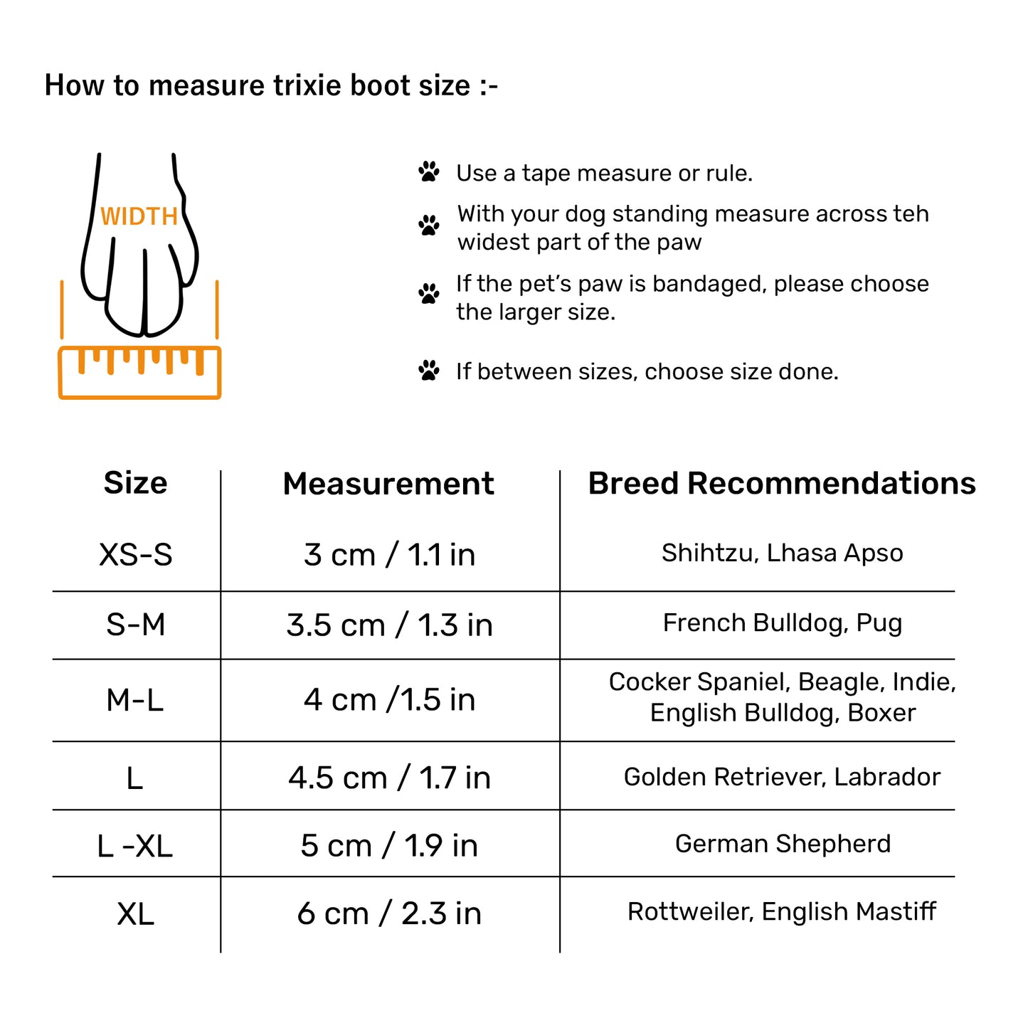 Trixie Non - Slip Dog Socks with AA-Round Rubber Coating - Black - 1 Pair ( 2 Boots Covers 2 Paws Only)_02