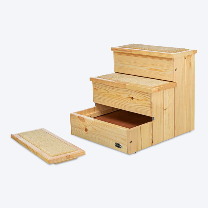 Trixie Pinewood Pet Stairs - Heads Up For Tails