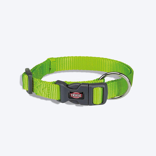 Trixie Premium Collar for Dog -S-M - Green Apple - Heads Up For Tails