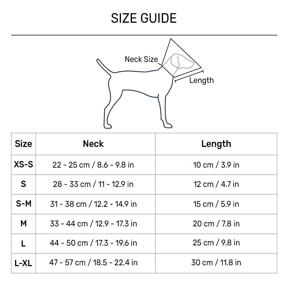 Trixie Protective Collar for Dogs and Cats with Clip Lock - Heads Up For Tails