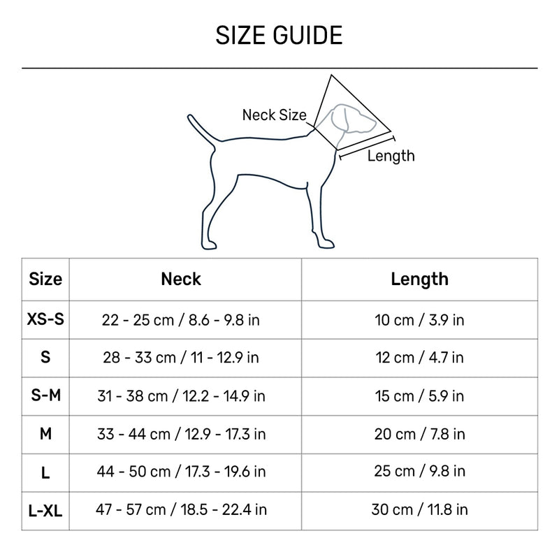 Trixie Protective Collar for Dogs and Cats with Clip Lock - Heads Up For Tails