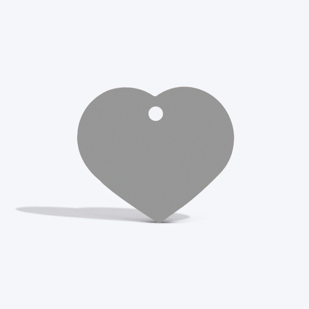 HUFT Personalised Dog & Cat Name Tag - Heart - 1.1 x 1.3 inch_09