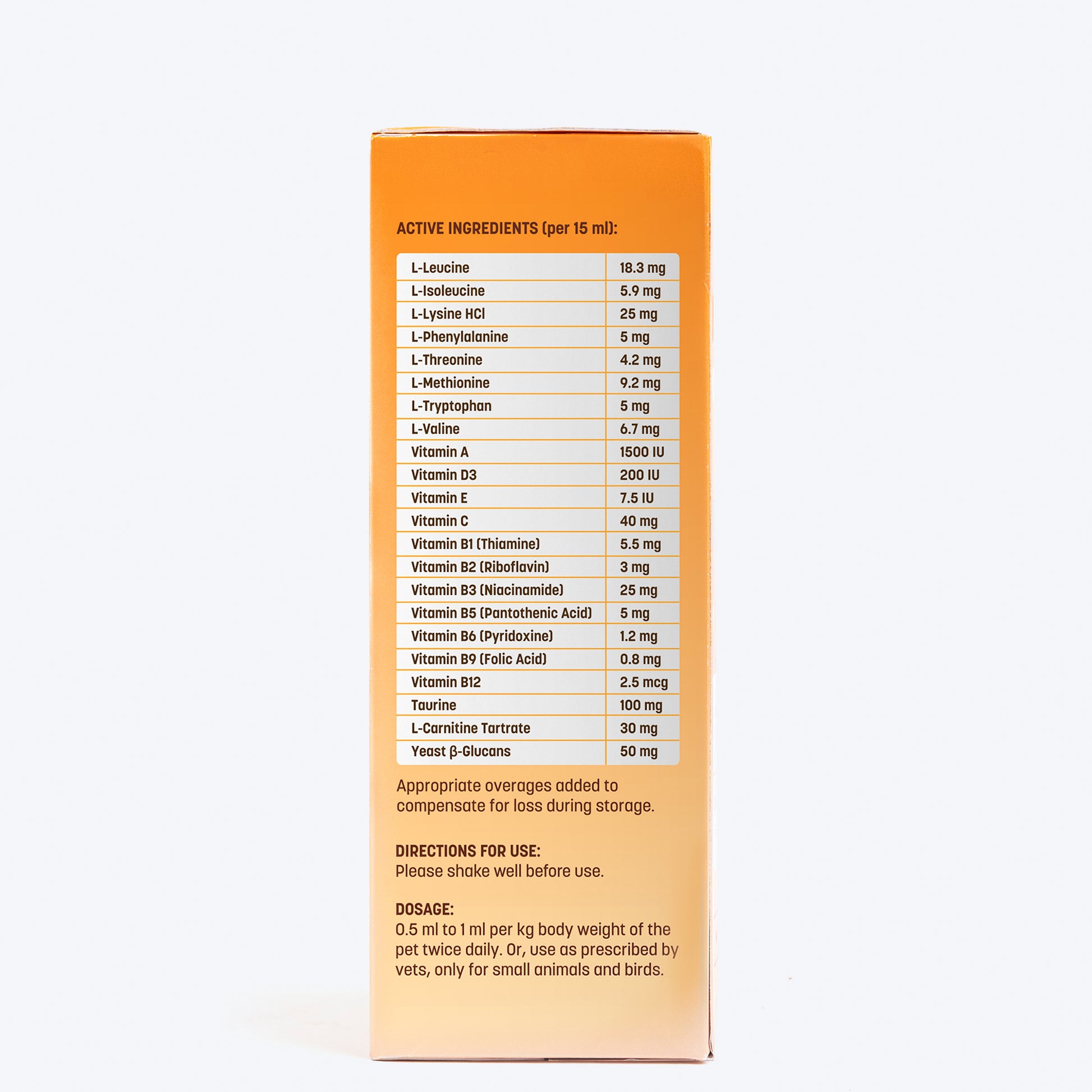 VetRite MultiAid Immunity, Muscle & Nerve Support Advanced Multivitamin Syrup For Dog & Cat - 200 ml - Heads Up For Tails