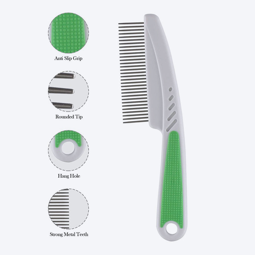 Wahl Pet Detangling Comb For Dogs & Cats - Heads Up For Tails