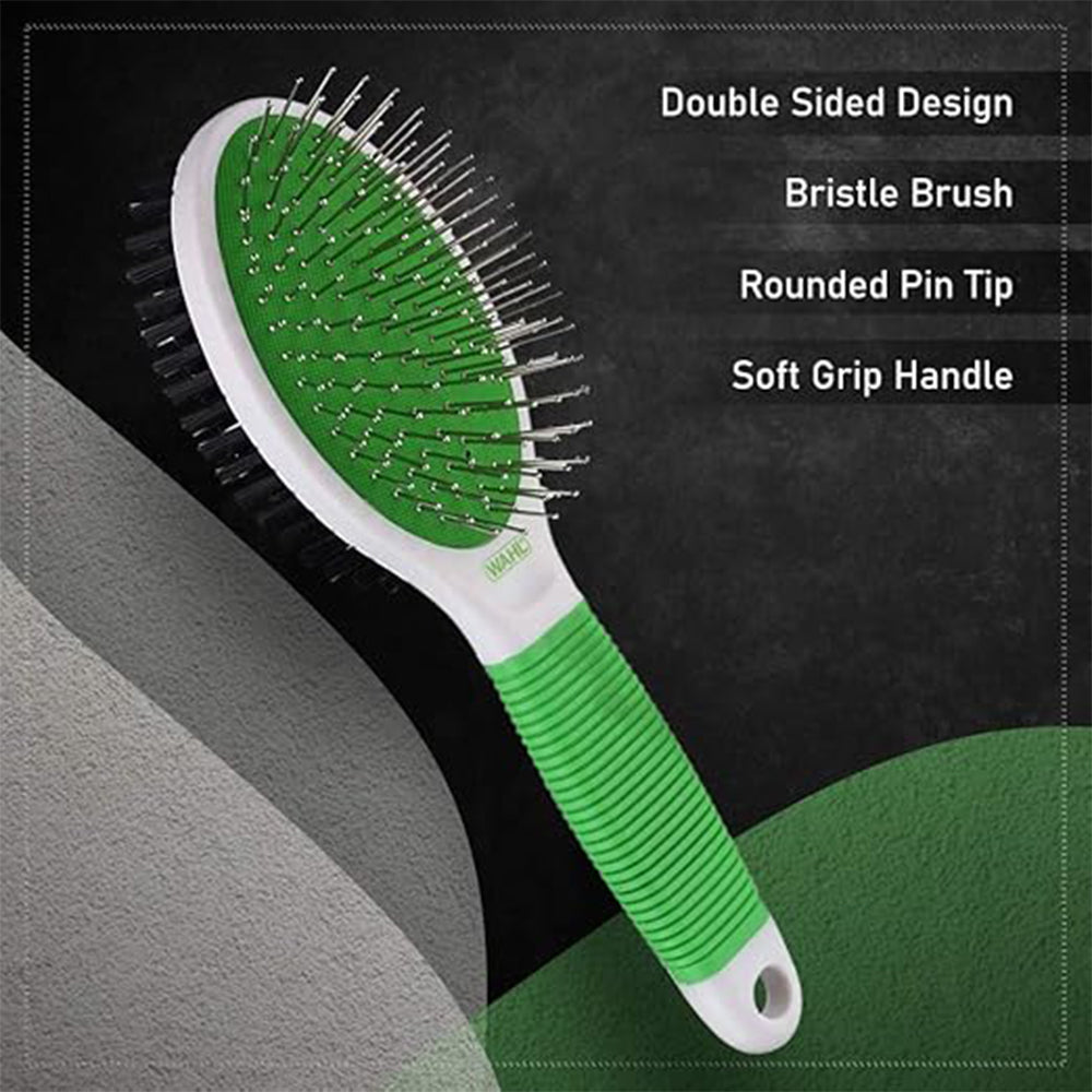 Wahl Double Sided Large Brush - Heads Up For Tails