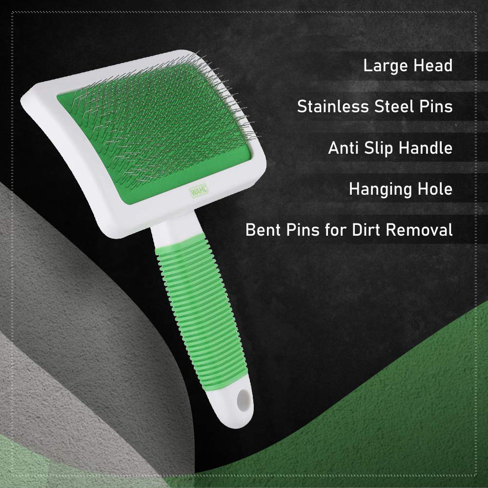 Wahl Slicker Brush for Dogs - XL - Heads Up For Tails