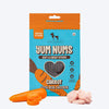 HUFT Yum Nums Dog Treats Soft & Chewy Sticks Carrot With Real Chicken - 70 gm - Heads Up For Tails