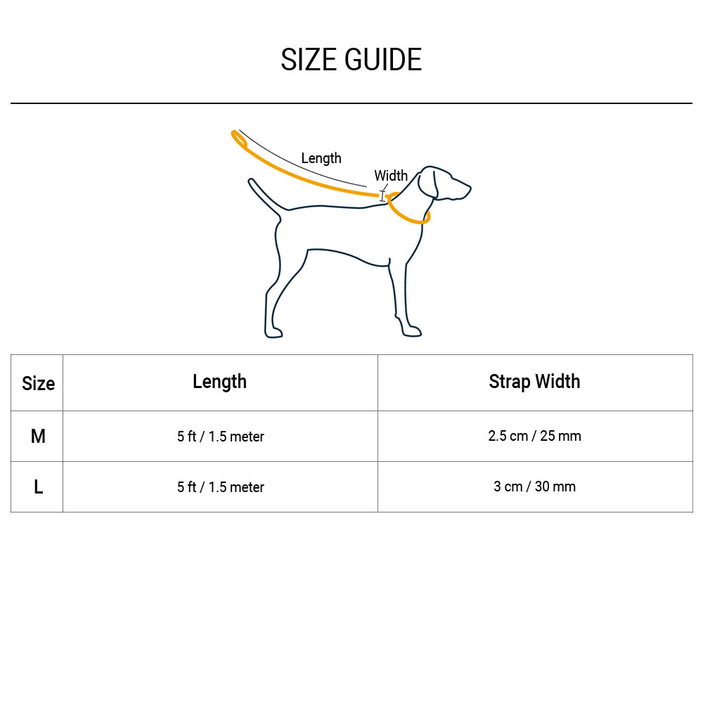 HUFT Olive Odyssey Dog Leash - Olive Green & Beige - Heads Up For Tails