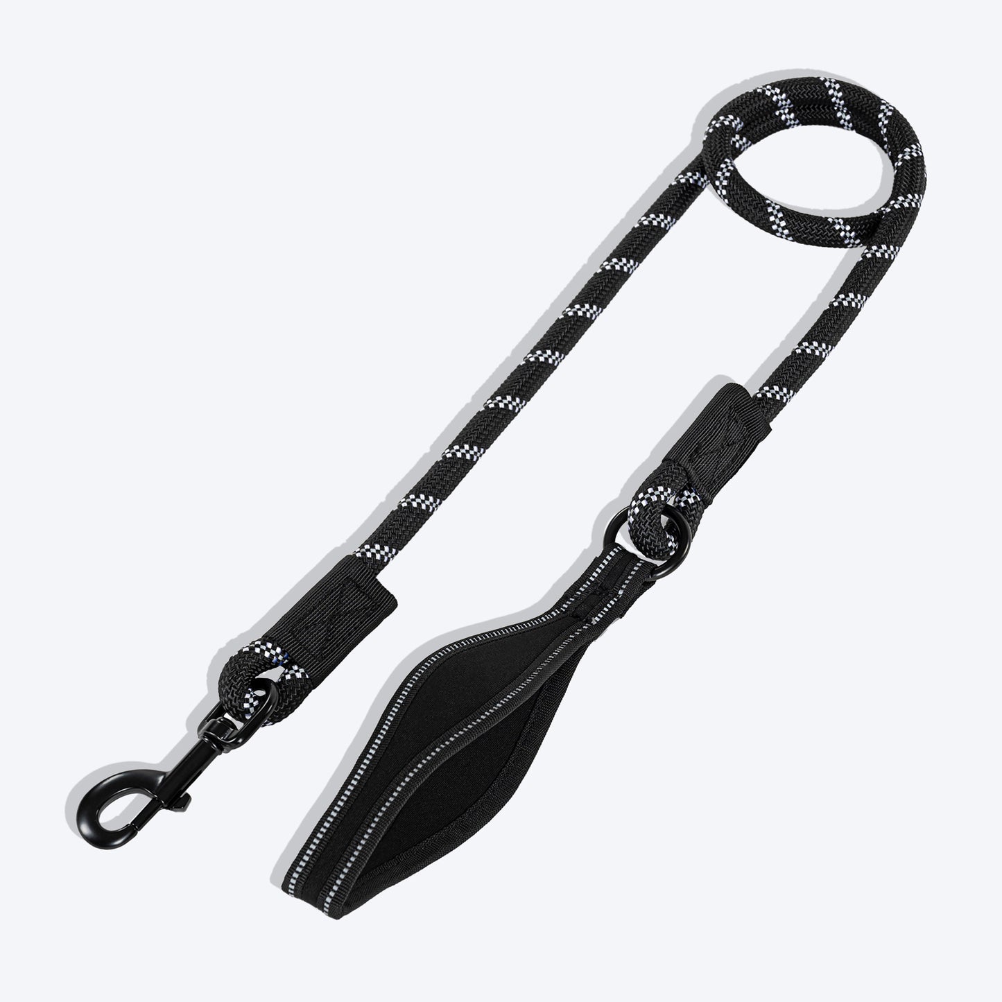 HUFT Rope Leash For Dog - Black - 1.2 m - Heads Up For Tails
