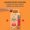 Sara's Wholesome Food Chicken Biryani, Flavours of India, 300 g, made with 50% meat and 50% vegetables and rice.