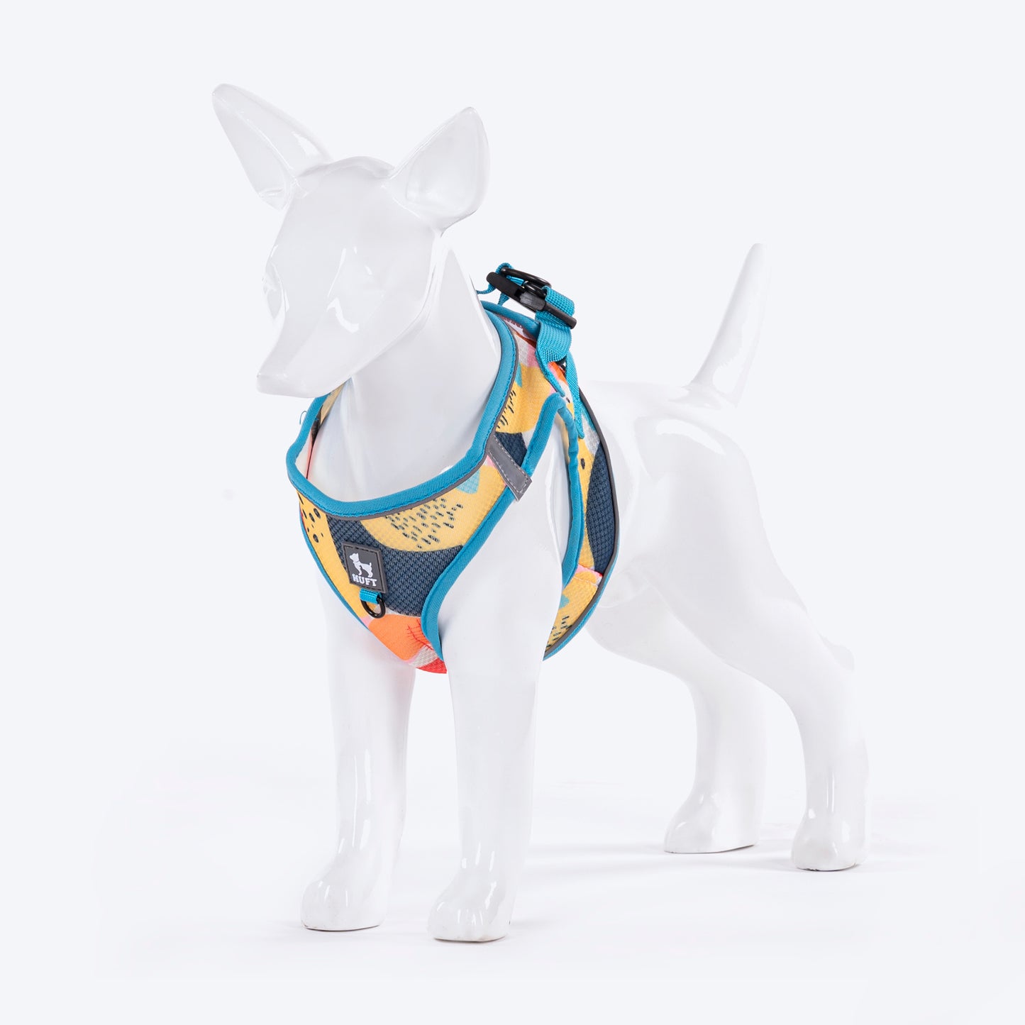 HUFT Easy Breezy Step-In Harness Set For Cats - Abstract - Heads Up For Tails