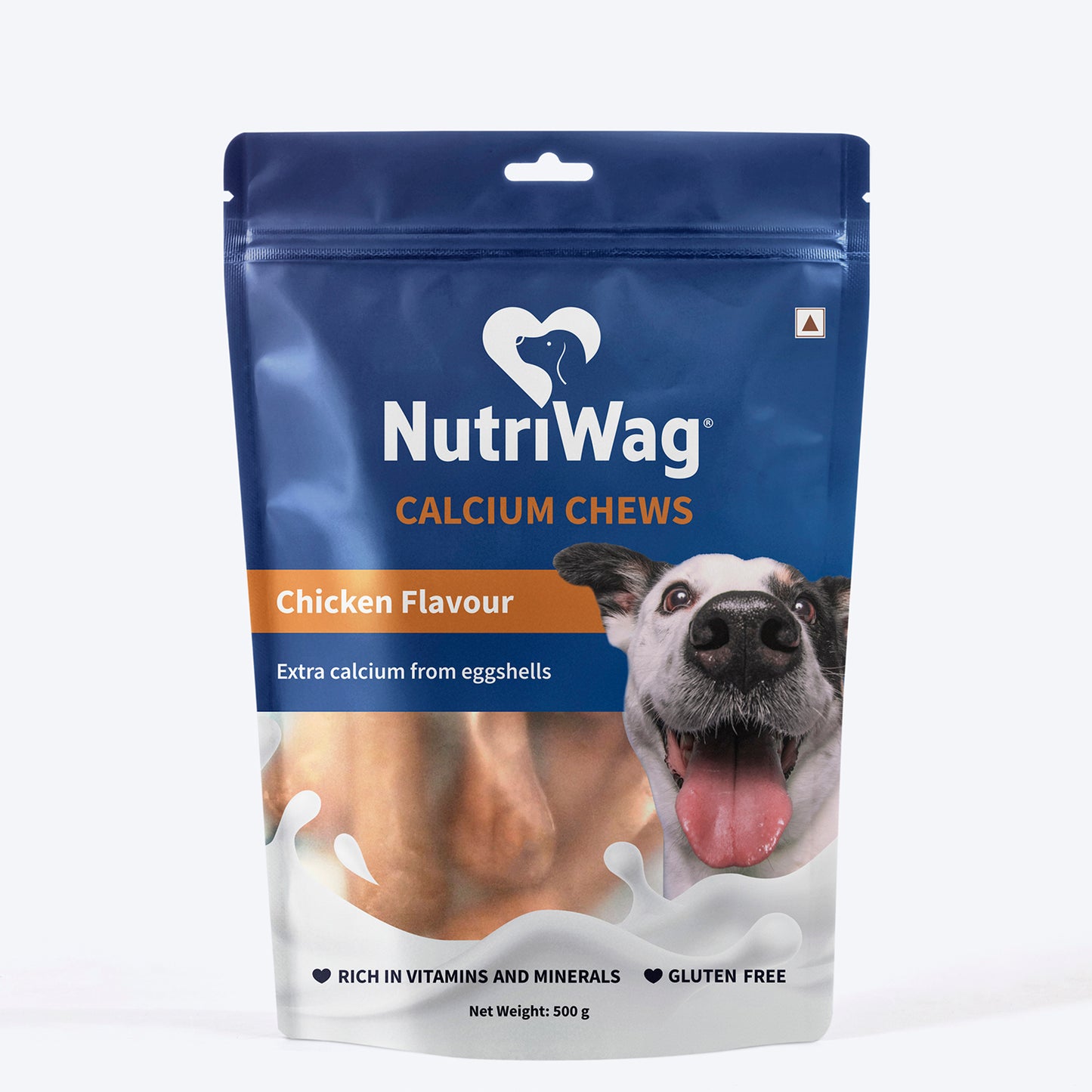 NutriWag Chicken Calcium Chew Bones Treats For Dog - Heads Up For Tails