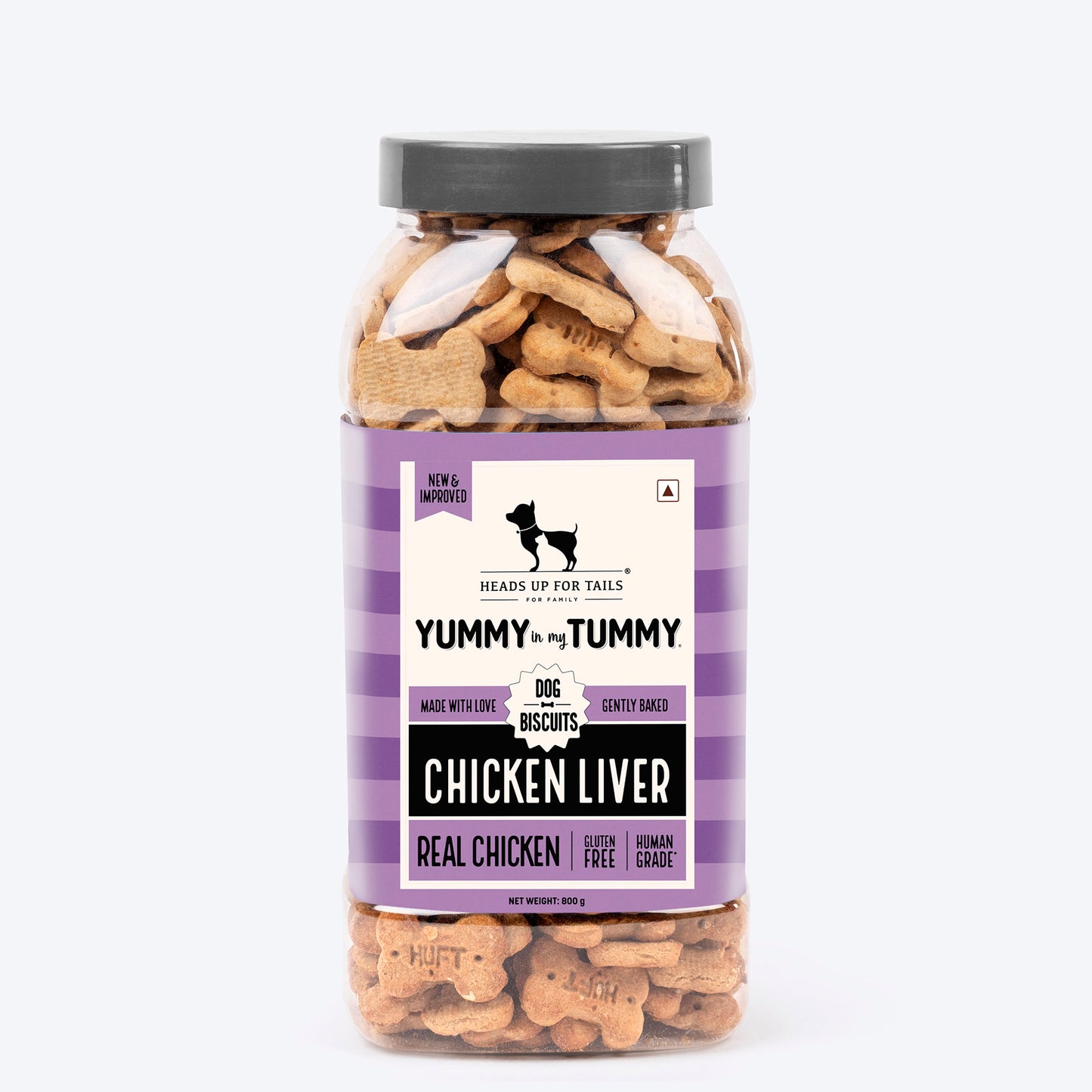 HUFT YIMT Chicken Liver Gluten-Free Dog Biscuits - 800 gm