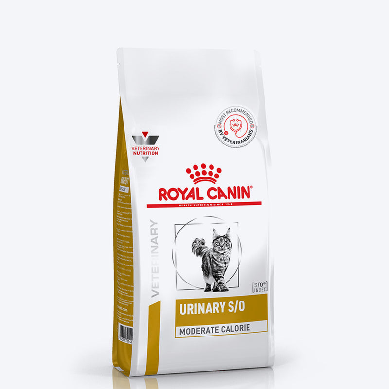 Royal Canin Veterinary Urinary S/O Moderate Calories Dry Food For Cat - 1.5 kg - Heads Up For Tails