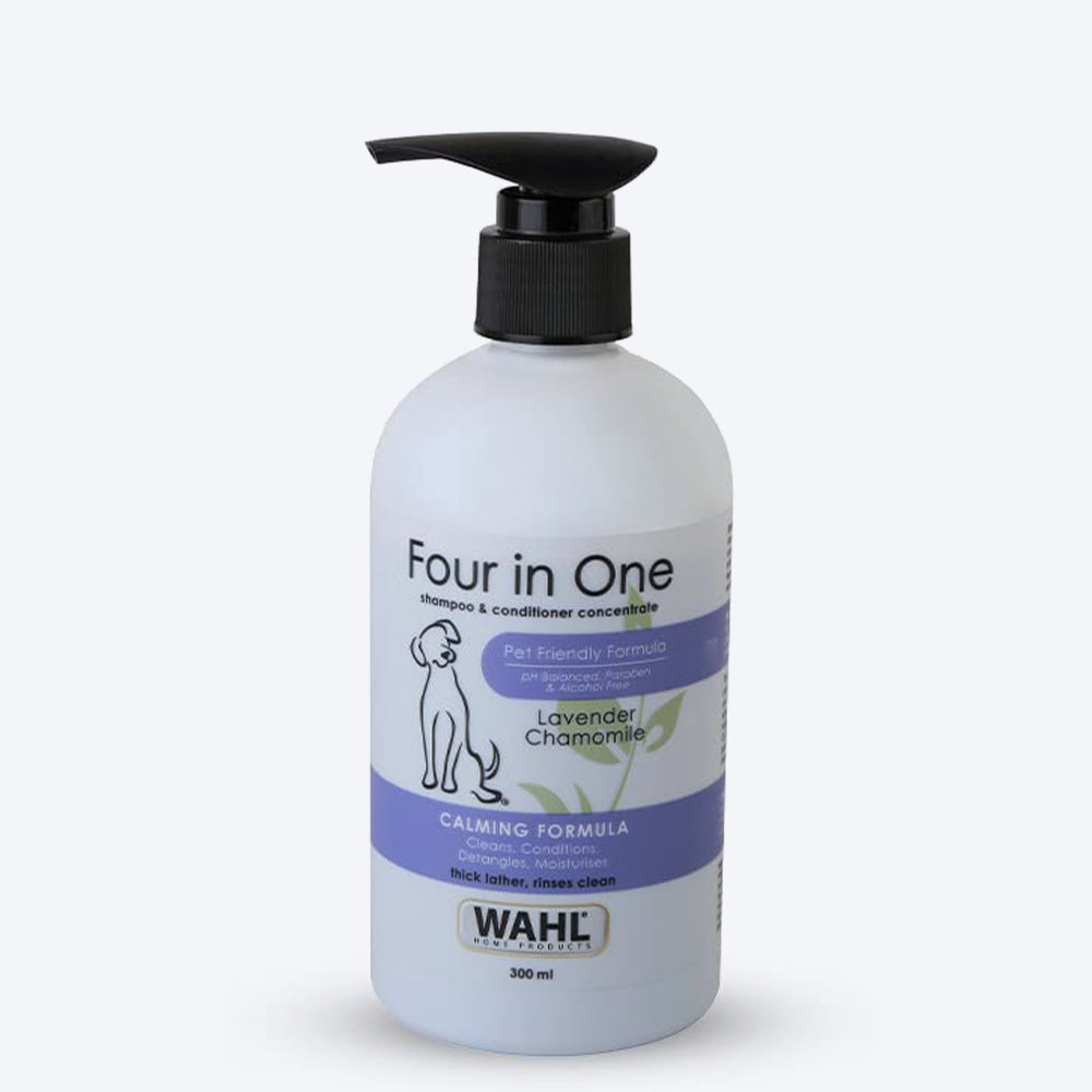 WAHL Four In One Dog Shampoo & Conditioner - Lavender Chamomile - 700 ml - Heads Up For Tails