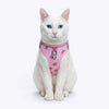 HUFT Easy Breezy Step-In Harness & Leash Set For Cat - Pink - Heads Up For Tails