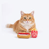 HUFT Pawrty Snacks Plush Toys With Catnip For Cat - Multicolor - Set Of 2