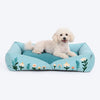 HUFT Gardenia Lounger Bed For Dog - Ice Blue