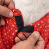 HUFT Bandhani Bloom Kurta For Dog - Red