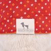 HUFT Bandhani Bloom Kurta For Dog - Red