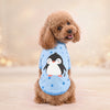 HUFT Peppy Penguin T-Shirt For Dog - Light Blue - Heads Up For Tails