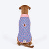 HUFT Jaipuri Phool Block-Printed Jacket For Dog - Blue & Pink